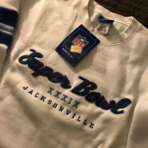 New Super Bowl XXXIX collector heavy wt. fleece. Official NFL licensed product.